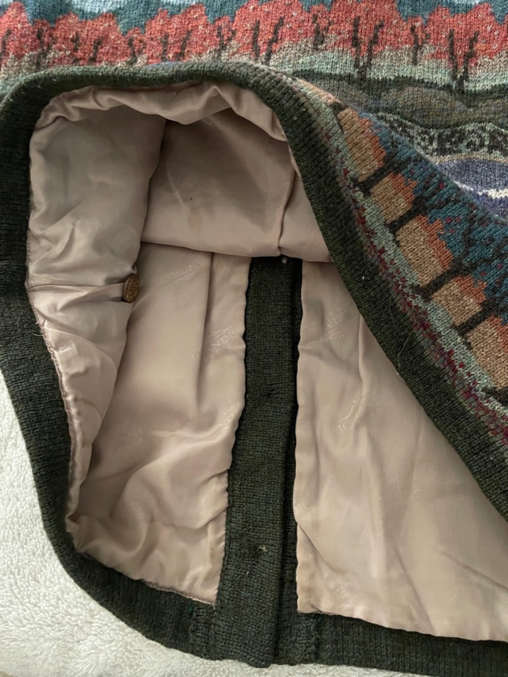 Icelandic design Wool Jacket Women’s M multi colored - Picture 5 of 6